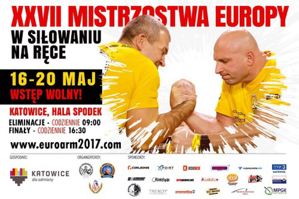 W Katowicach rozpoczynaja się mistrzostwa Europy w armwrestlingu