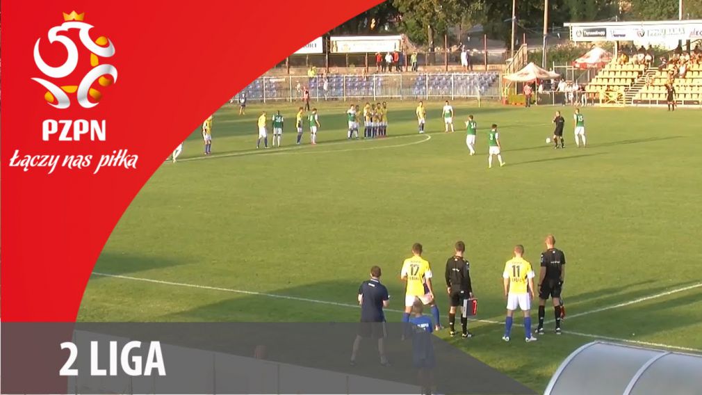Magazyn drugoligowy - bramki i skróty wszystkich meczów 6. kolejki II ligi (video)